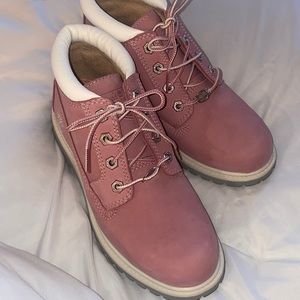 Pink Timberland Boots